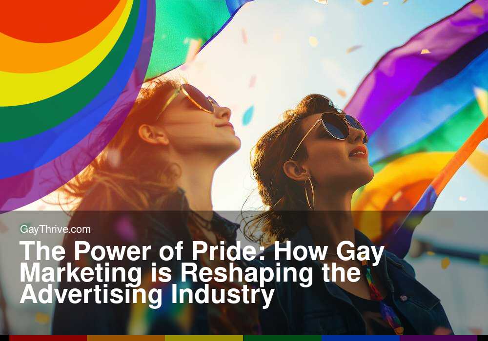GayThrive banner for : The Power of Pride: How Gay Marketing is Reshaping the Advertising Industry