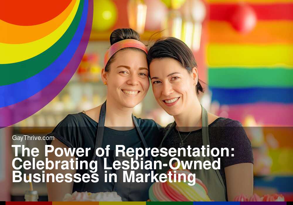 GayThrive banner for : The Power of Representation: Celebrating Lesbian-Owned Businesses in Marketing