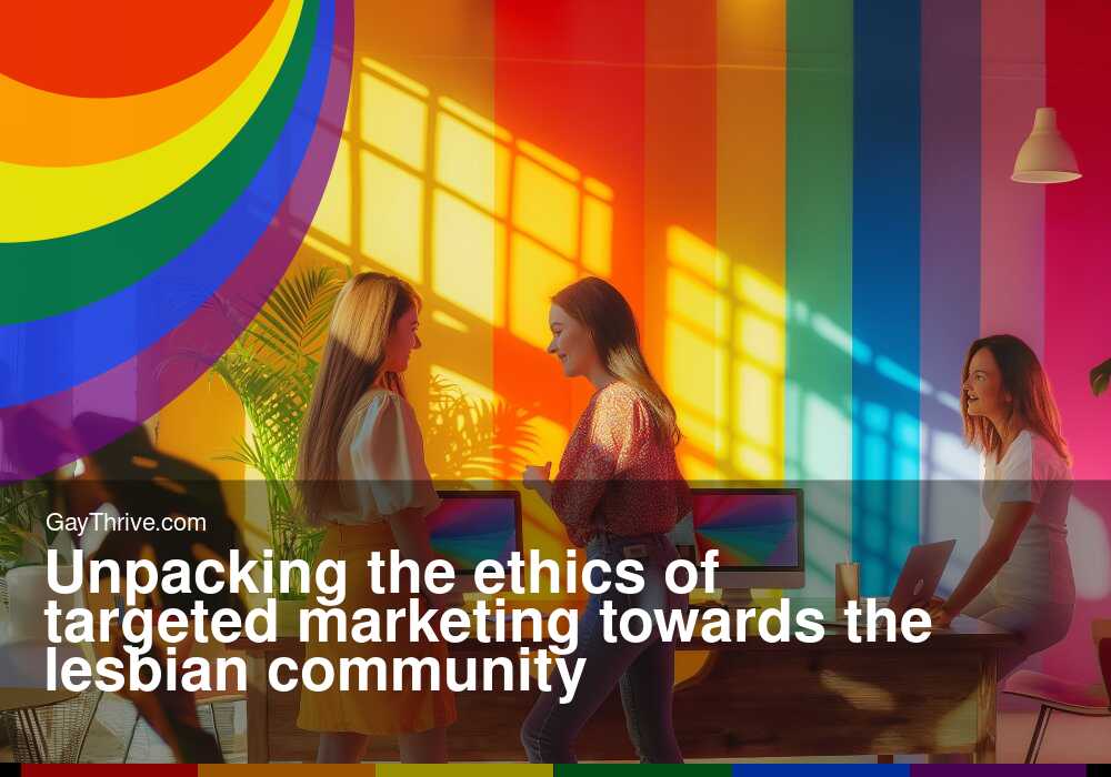 GayThrive banner for : Unpacking the ethics of targeted marketing towards the lesbian community