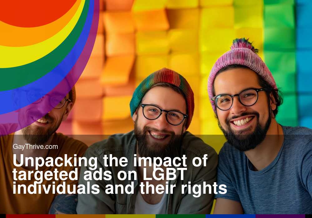 GayThrive banner for : Unpacking the impact of targeted ads on LGBT individuals and their rights