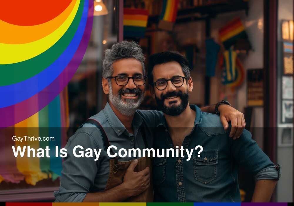 GayThrive banner for : What Is Gay Community?