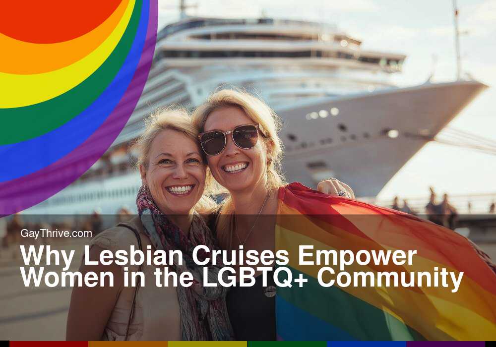 GayThrive banner for : Why Lesbian Cruises Empower Women in the LGBTQ+ Community