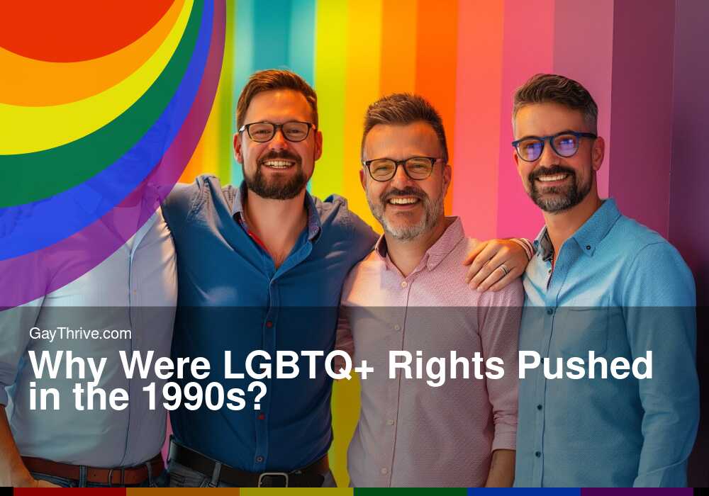 GayThrive banner for : Why Were LGBTQ+ Rights Pushed in the 1990s?