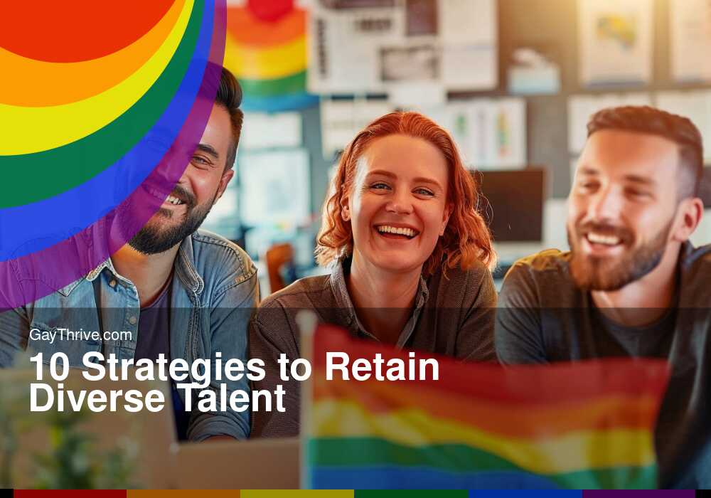 GayThrive banner for : 10 Strategies to Retain Diverse Talent