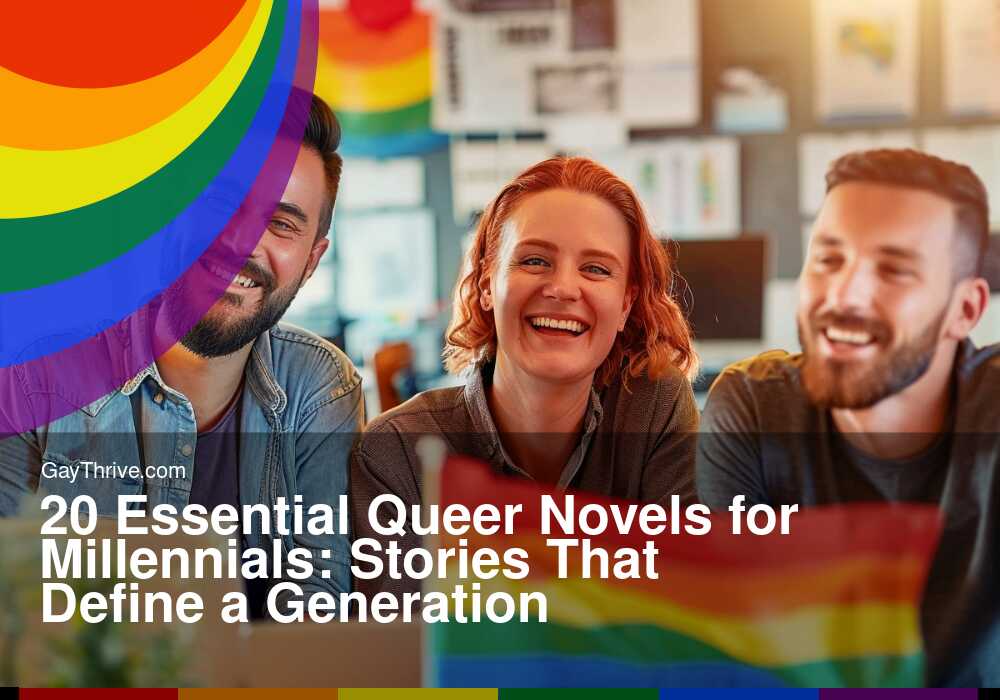 GayThrive banner for : 20 Essential Queer Novels for Millennials: Stories That Define a Generation