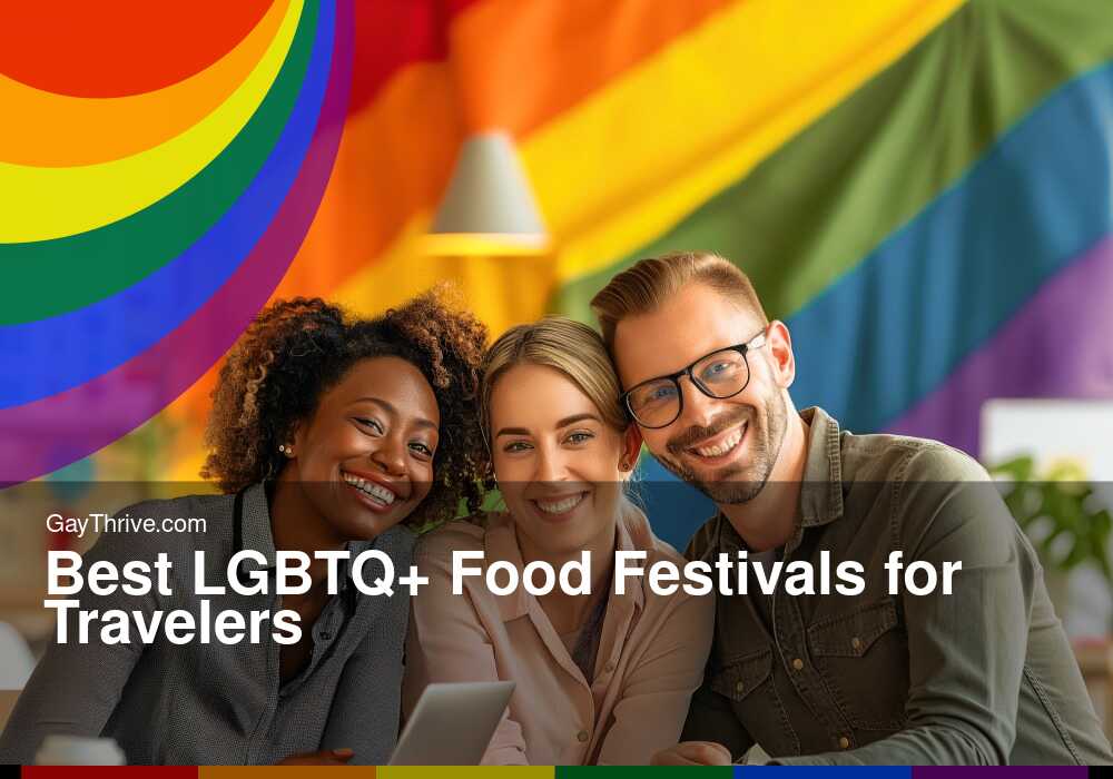 GayThrive banner for : Best LGBTQ+ Food Festivals for Travelers