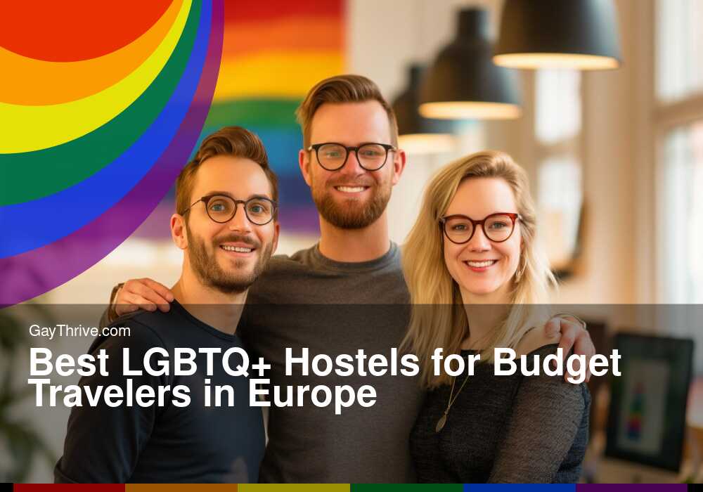 GayThrive banner for : Best LGBTQ+ Hostels for Budget Travelers in Europe