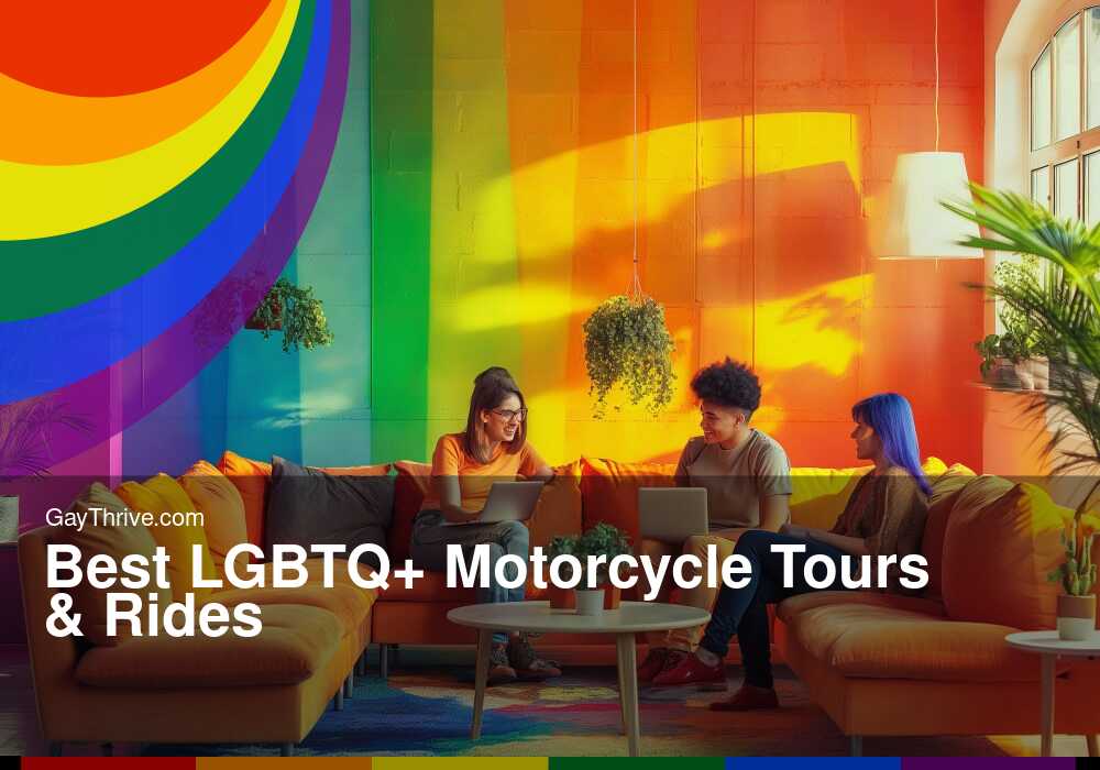 GayThrive banner for : Best LGBTQ+ Motorcycle Tours & Rides