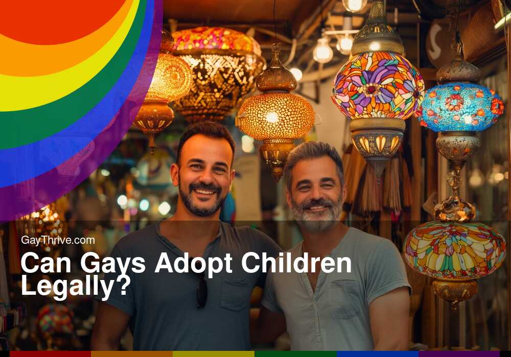 GayThrive banner for : Can Gays Adopt Children Legally?