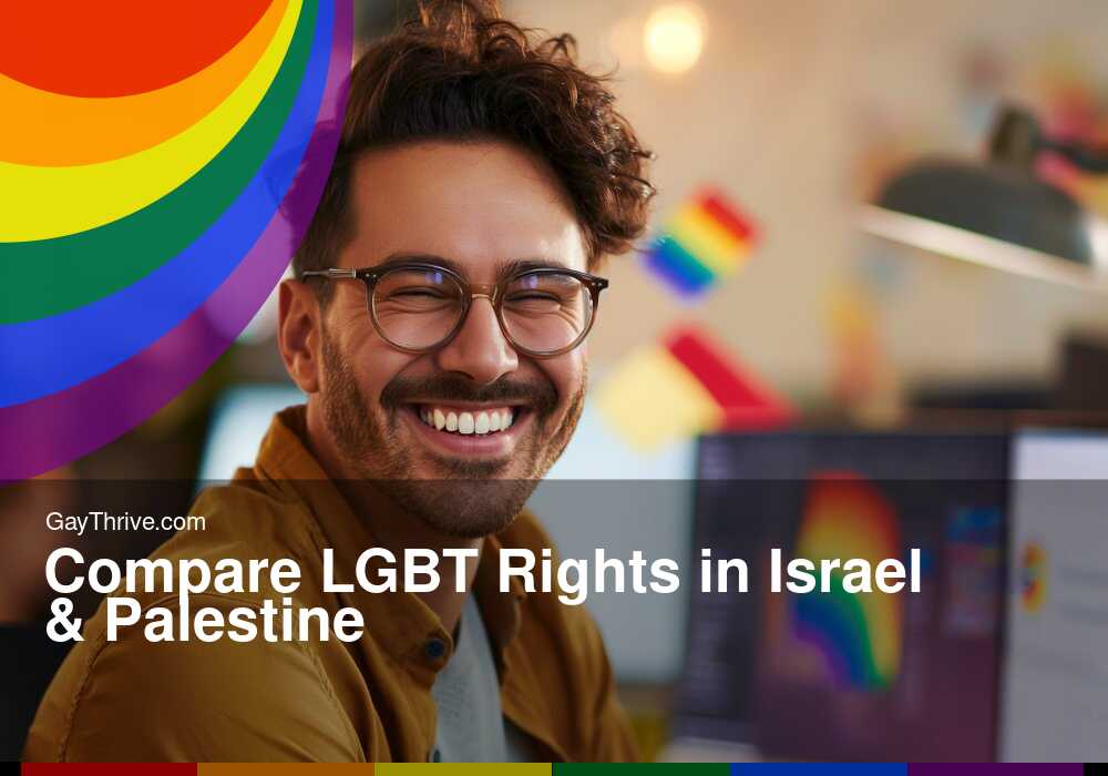 GayThrive banner for : Compare LGBT Rights in Israel & Palestine