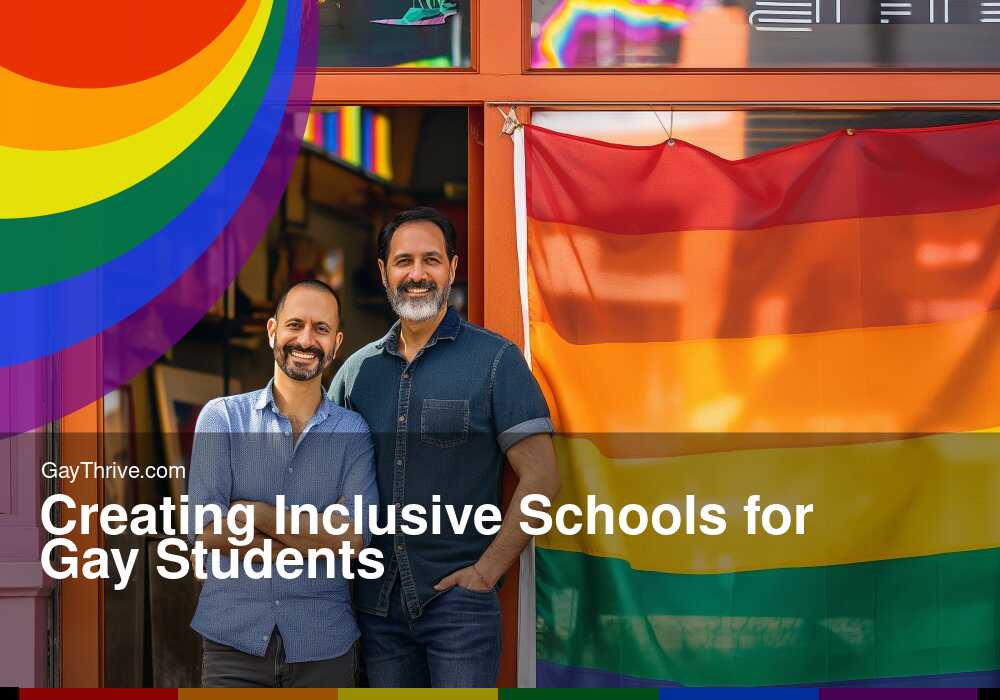 GayThrive banner for : Creating Inclusive Schools for Gay Students