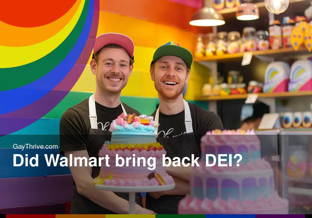 GayThrive banner for : Did Walmart bring back DEI?