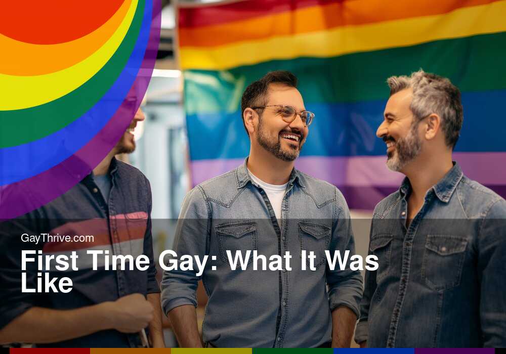 GayThrive banner for : First Time Gay: What It Was Like