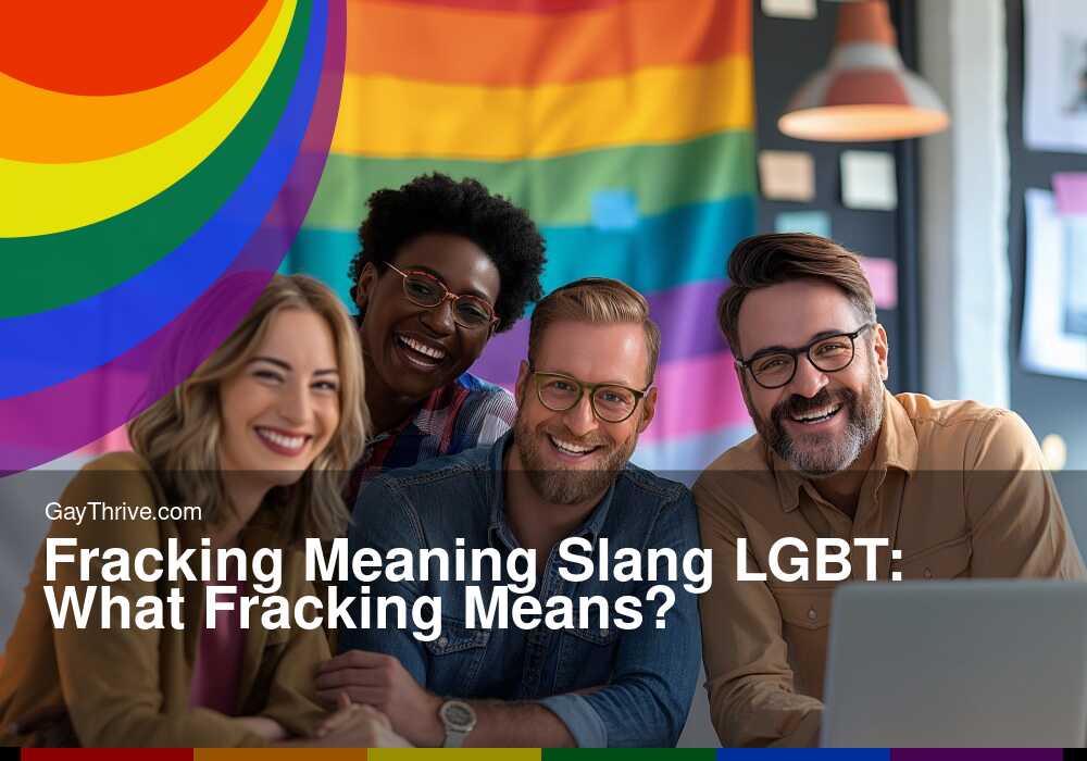 GayThrive banner for : Fracking Meaning Slang LGBT: What Fracking Means?