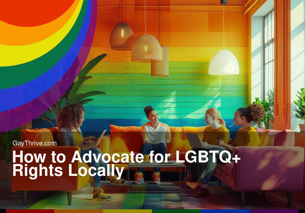 GayThrive banner for : How to Advocate for LGBTQ+ Rights Locally