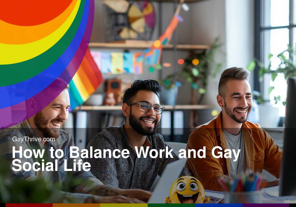 GayThrive banner for : How to Balance Work and Gay Social Life