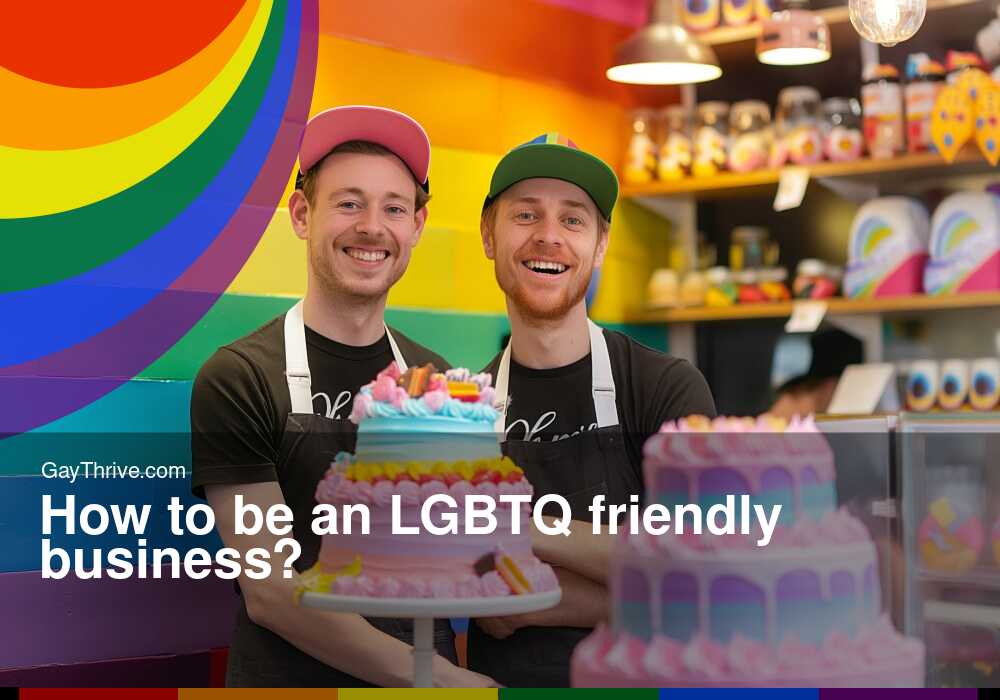 GayThrive banner for : How to be an LGBTQ friendly business?