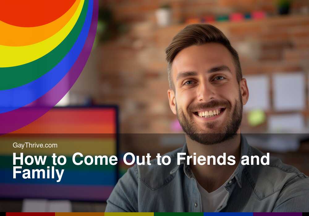 GayThrive banner for : How to Come Out to Friends and Family