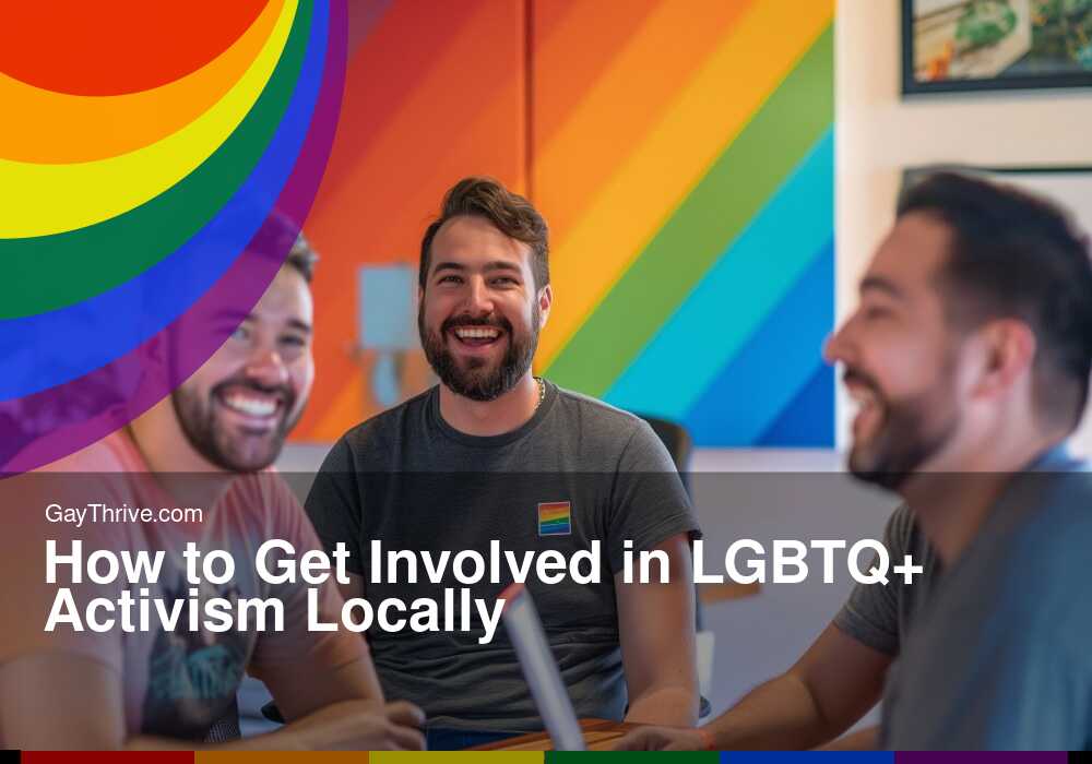 GayThrive banner for : How to Get Involved in LGBTQ+ Activism Locally