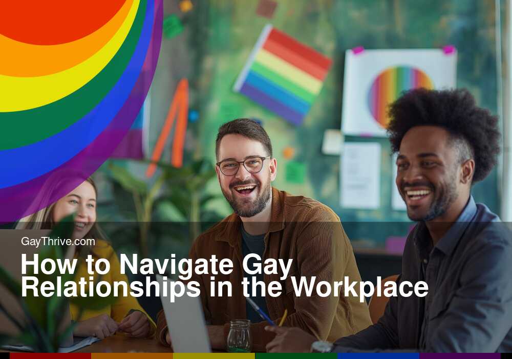 GayThrive banner for : How to Navigate Gay Relationships in the Workplace