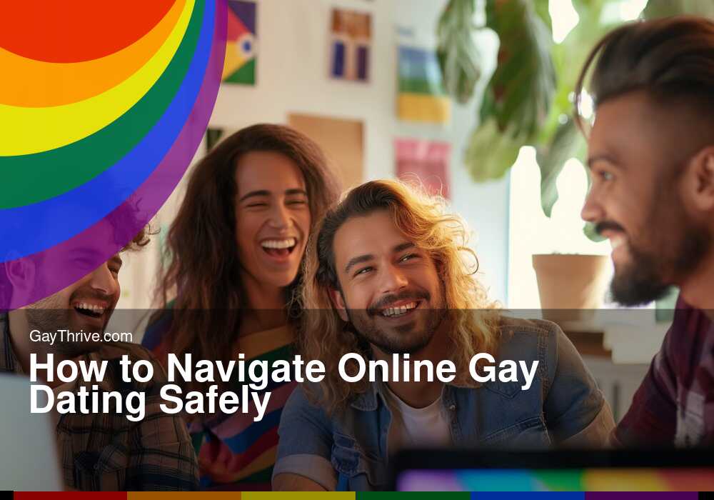 GayThrive banner for : How to Navigate Online Gay Dating Safely