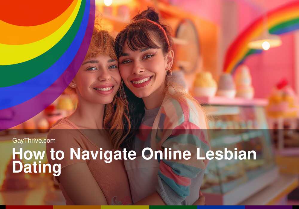 GayThrive banner for : How to Navigate Online Lesbian Dating