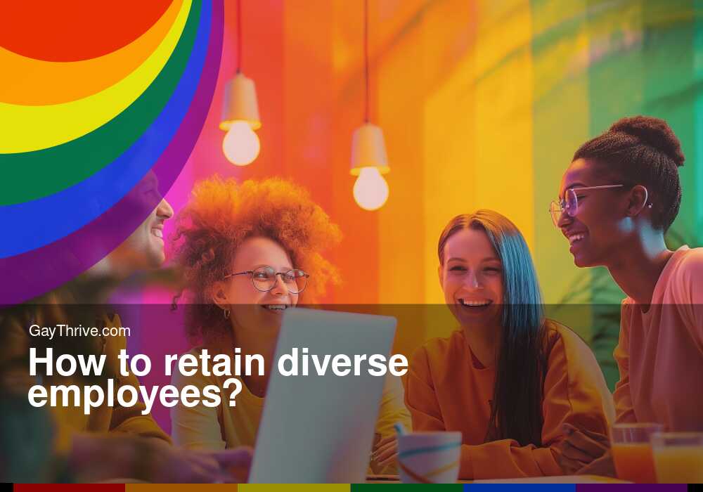 GayThrive banner for : How to retain diverse employees?