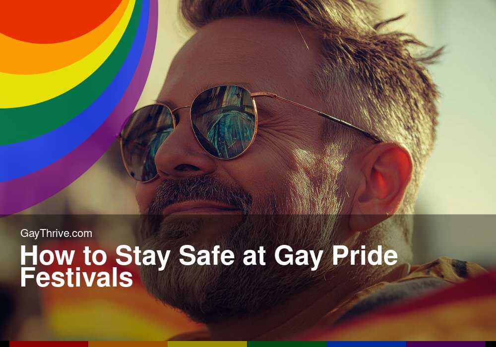 GayThrive banner for : How to Stay Safe at Gay Pride Festivals