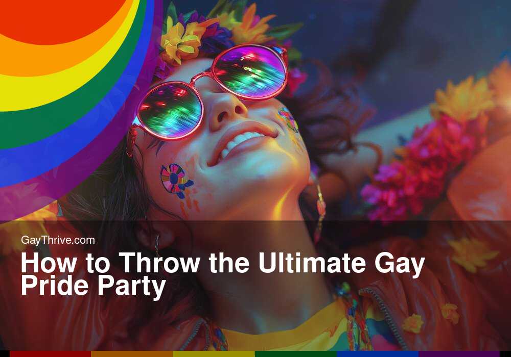 GayThrive banner for : How to Throw the Ultimate Gay Pride Party