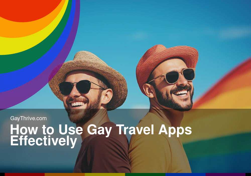 GayThrive banner for : How to Use Gay Travel Apps Effectively
