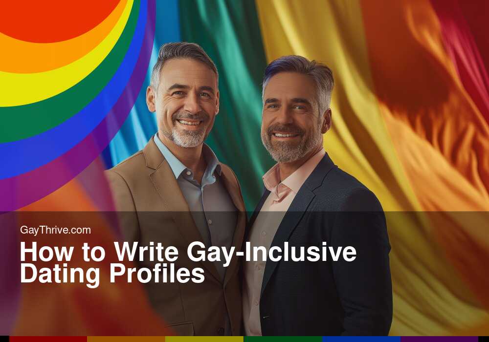 GayThrive banner for : How to Write Gay-Inclusive Dating Profiles
