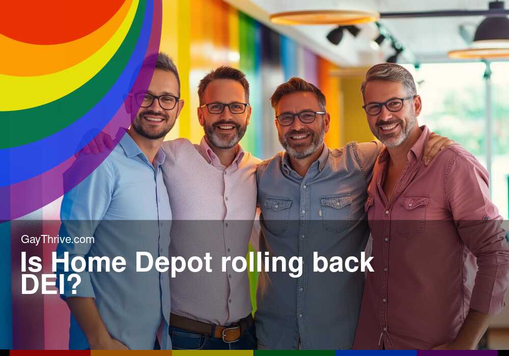 GayThrive banner for : Is Home Depot rolling back DEI?