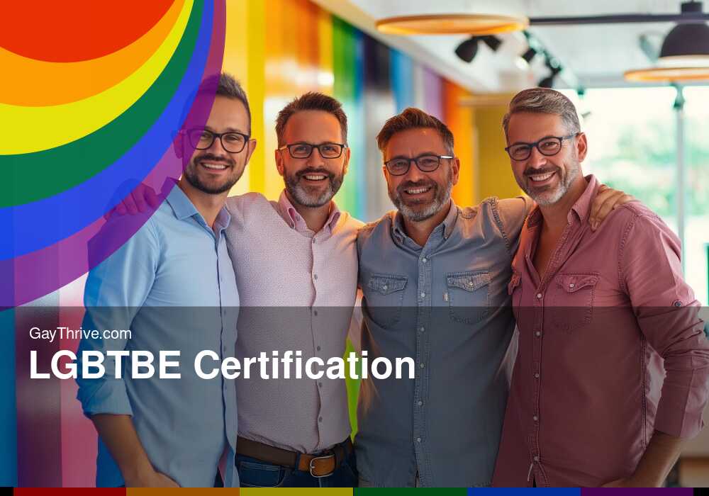 GayThrive banner for : LGBTBE Certification
