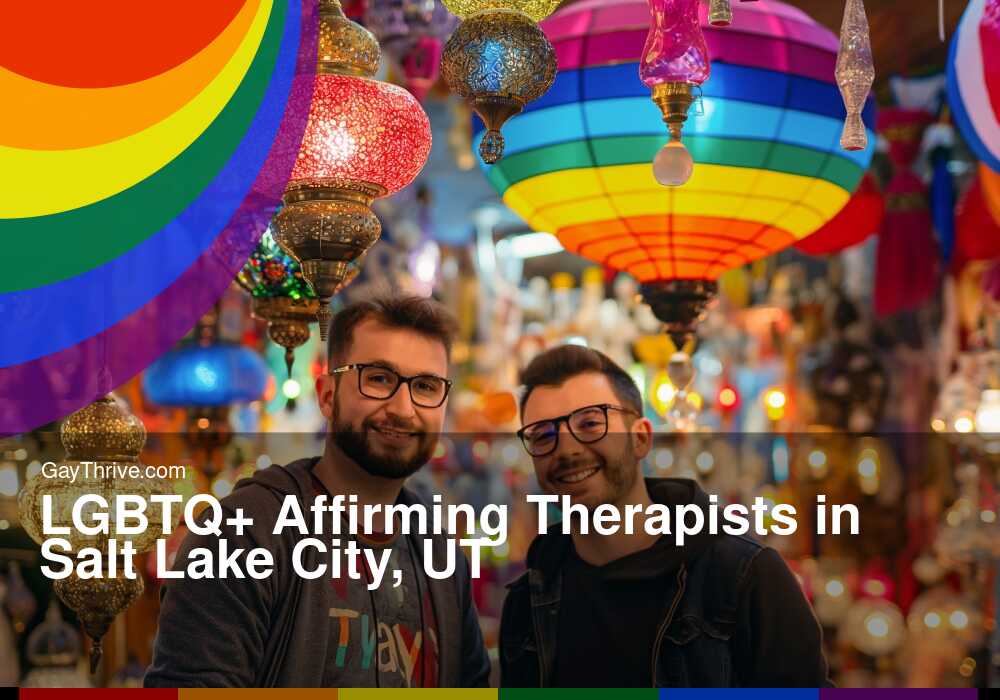 GayThrive banner for : LGBTQ+ Affirming Therapists in Salt Lake City, UT