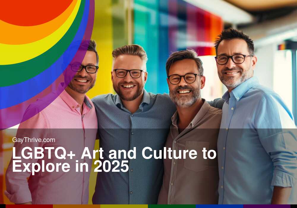 GayThrive banner for : LGBTQ+ Art and Culture to Explore in 2025