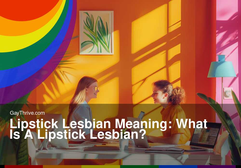 GayThrive banner for : Lipstick Lesbian Meaning: What Is A Lipstick Lesbian?