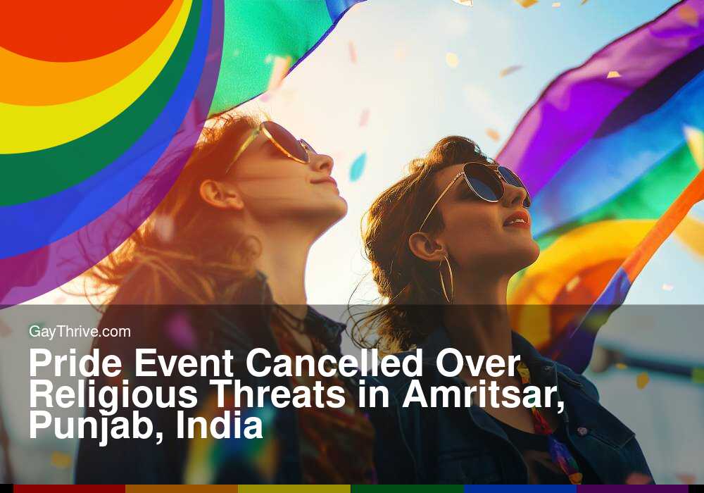 GayThrive banner for : Pride Event Cancelled Over Religious Threats in Amritsar, Punjab, India