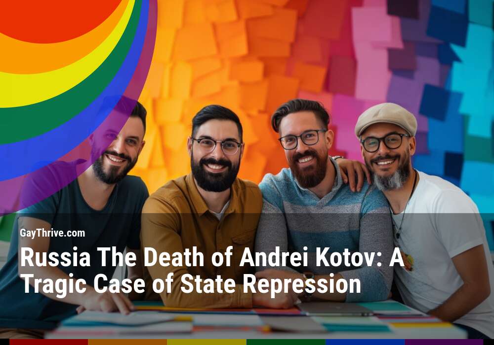 GayThrive banner for : Russia The Death of Andrei Kotov: A Tragic Case of State Repression