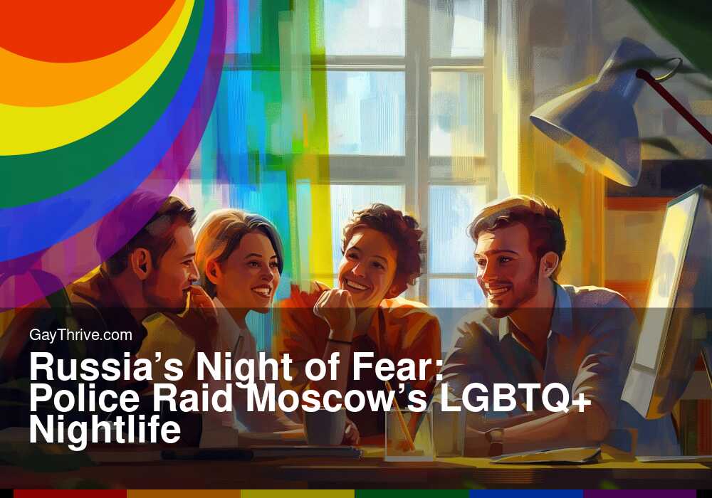 GayThrive banner for : Russia’s Night of Fear: Police Raid Moscow’s LGBTQ+ Nightlife