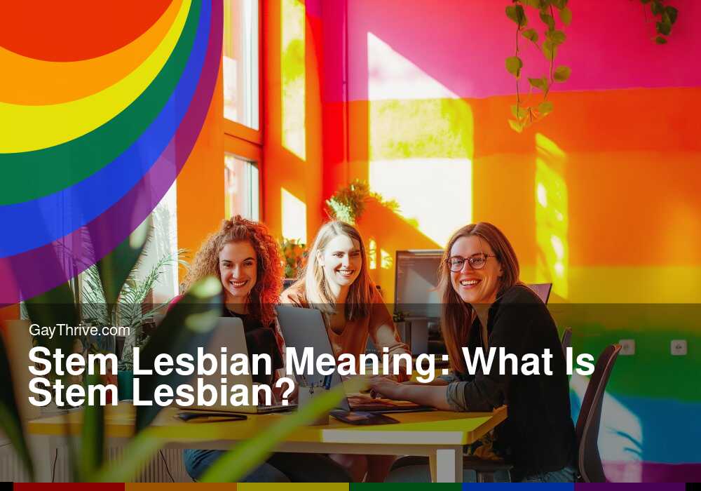 GayThrive banner for : Stem Lesbian Meaning: What Is Stem Lesbian?