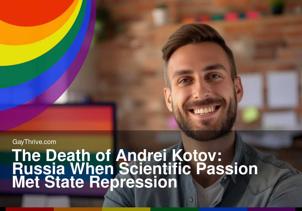 GayThrive banner for : The Death of Andrei Kotov: Russia When Scientific Passion Met State Repression
