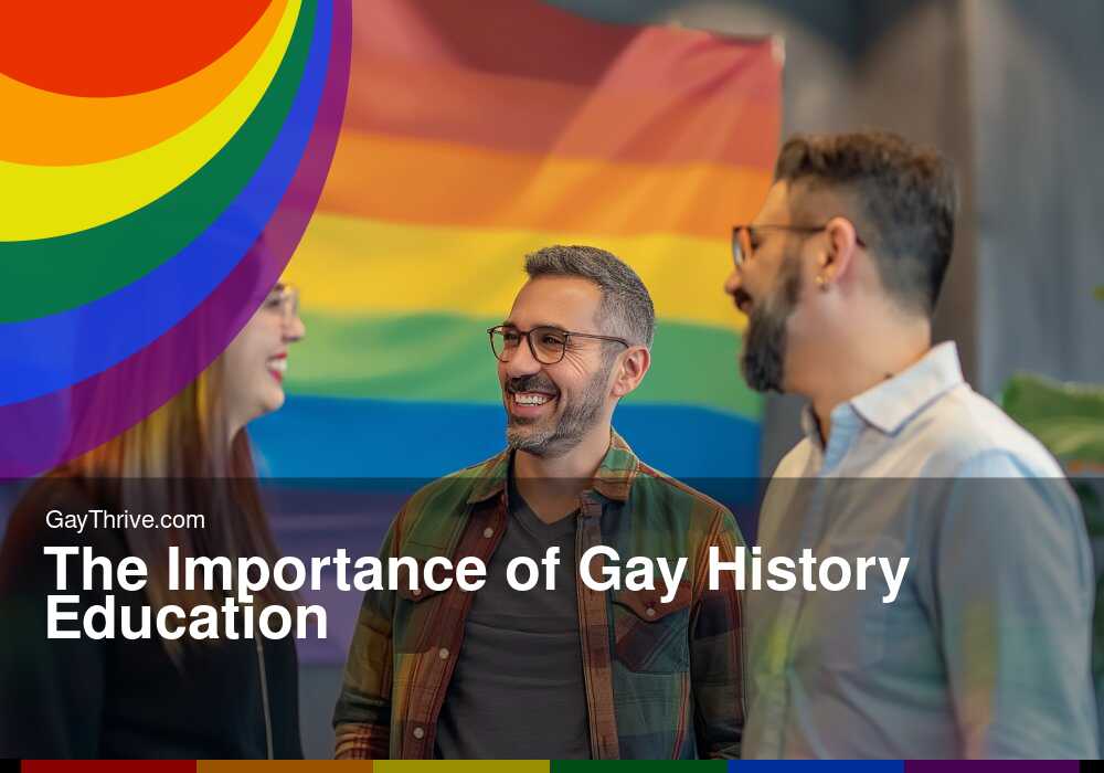 GayThrive banner for : The Importance of Gay History Education