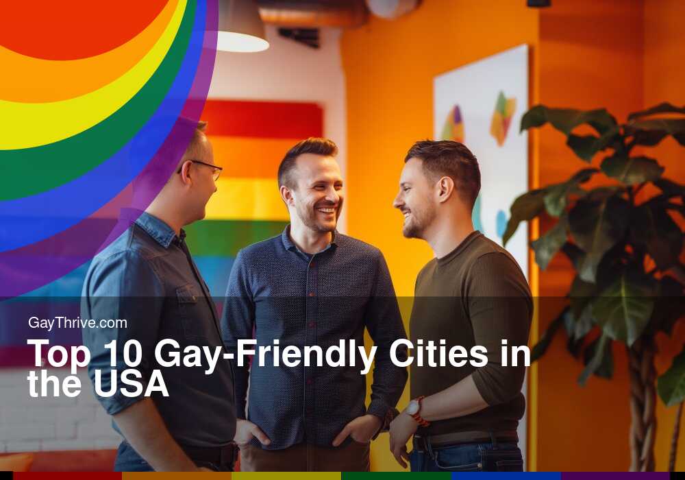 GayThrive banner for : Top 10 Gay-Friendly Cities in the USA