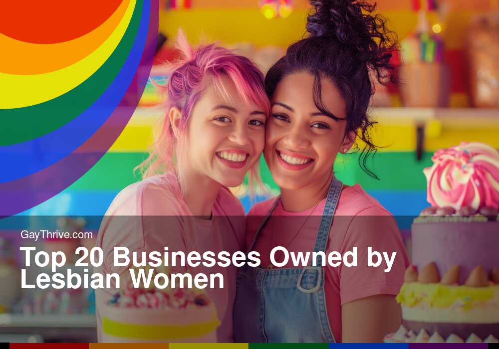GayThrive banner for : Top 20 Businesses Owned by Lesbian Women