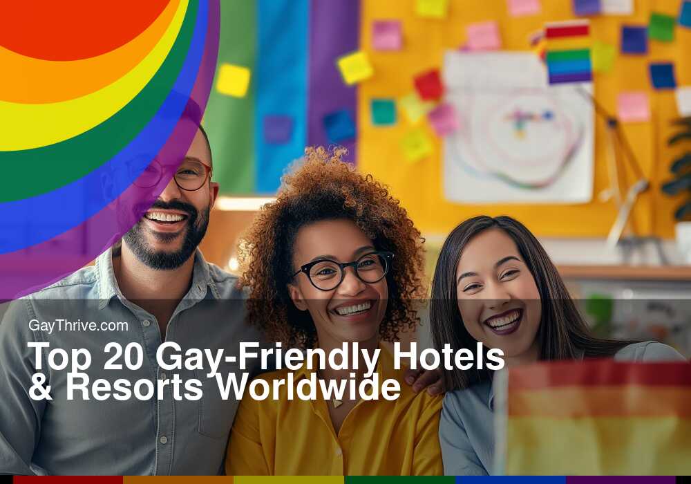 GayThrive banner for : Top 20 Gay-Friendly Hotels & Resorts Worldwide
