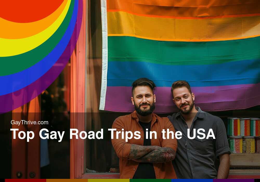 GayThrive banner for : Top Gay Road Trips in the USA