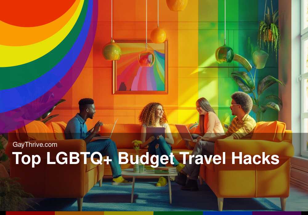 GayThrive banner for : Top LGBTQ+ Budget Travel Hacks