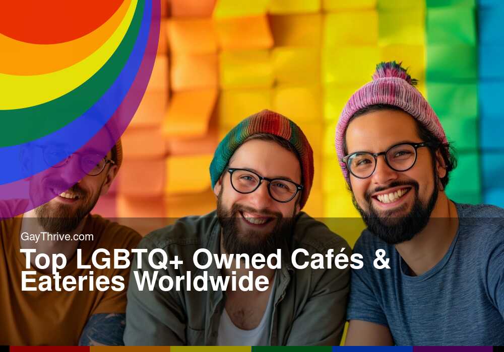 GayThrive banner for : Top LGBTQ+ Owned Cafés & Eateries Worldwide