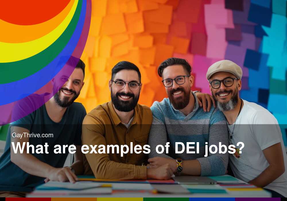 GayThrive banner for : What are examples of DEI jobs?