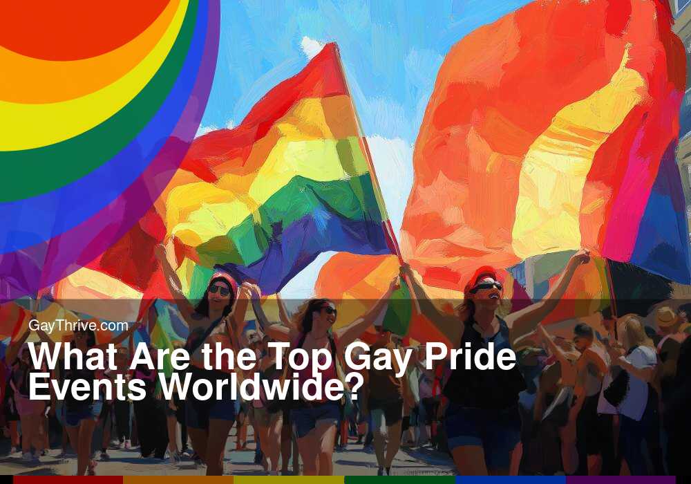 GayThrive banner for : What Are the Top Gay Pride Events Worldwide?